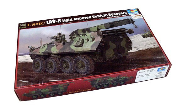 TRUMPETER 00370 Military Model 1/35 USMC LAVR Armored Vehicle Recovery P0370 Main image