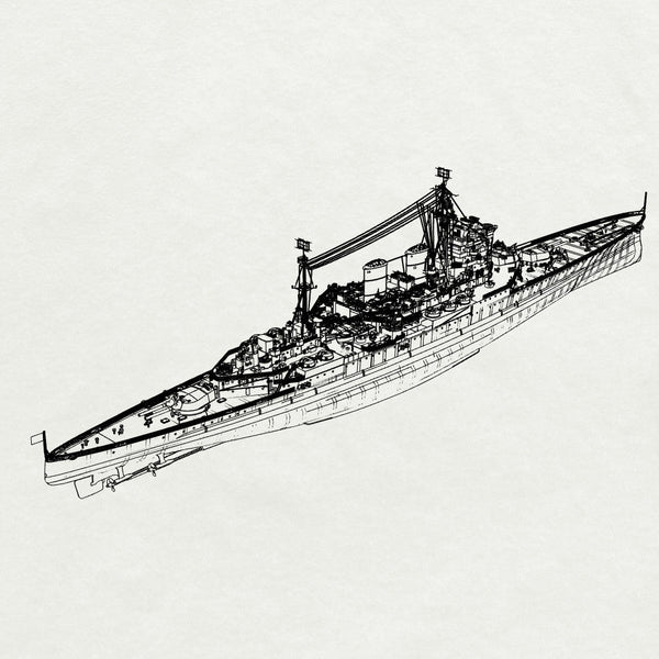 SSC600707S-A 1/600 Military Model Kit HMS Renown 1944 FULL HULL 3DPRINT