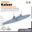SSMODEL SSC1250587 1/1250 Military Model Kit SMS Kaiser Battleship
