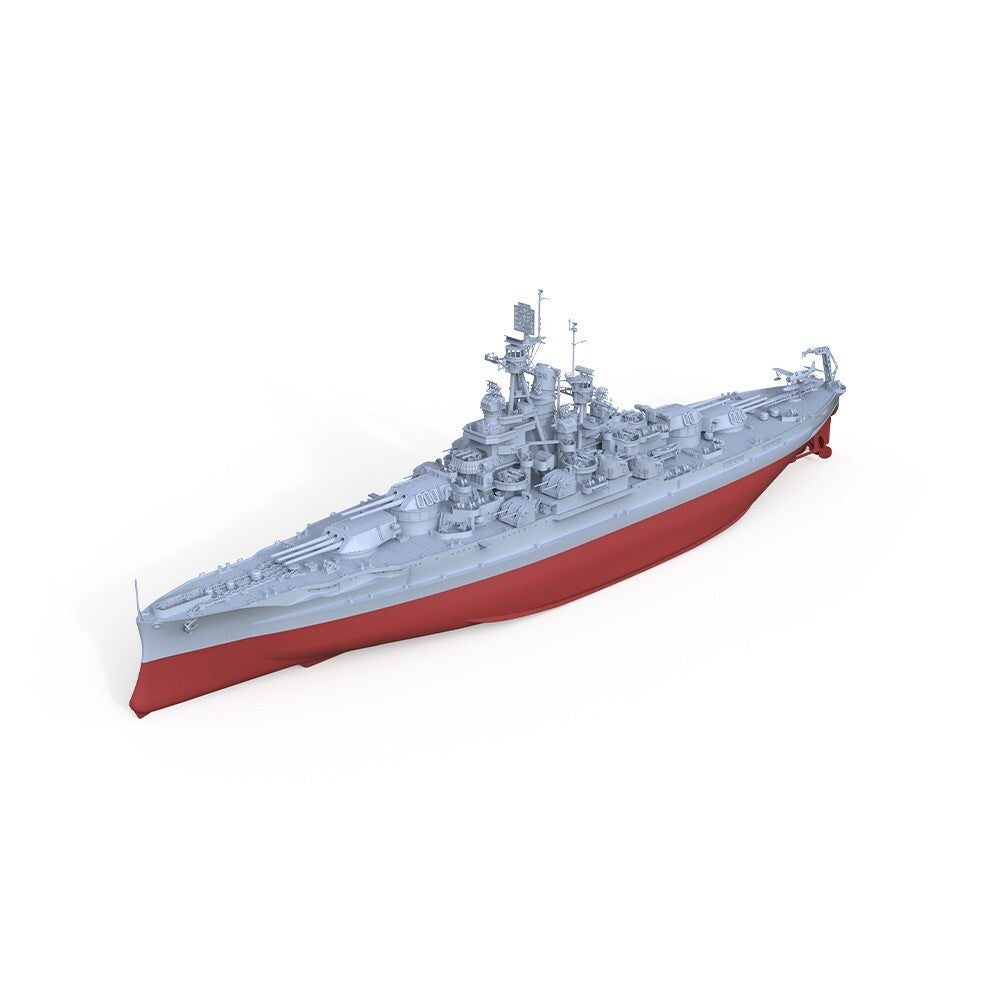 SSMODEL SSC1250560S 1/1250 Model Kit US Nevada Class Battleship BB-36 FULL HULL