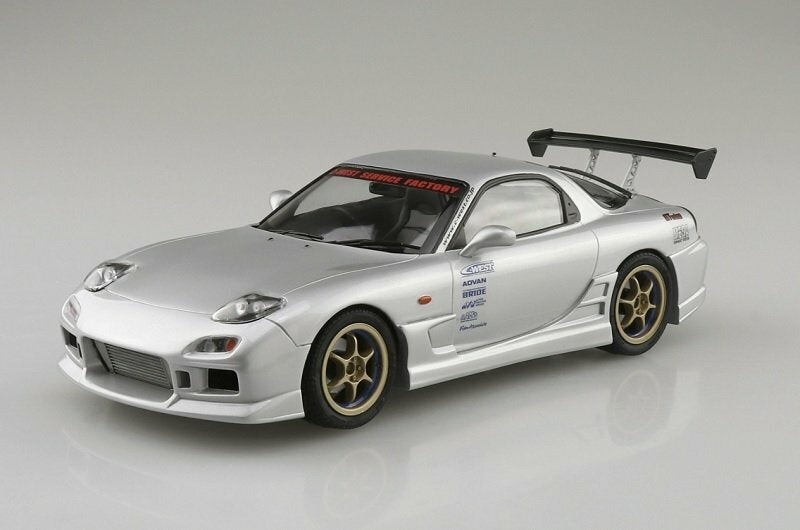 Aoshima AO-06302 1/24 Scale Model The Tuned Car(69)Kit C-West Mazda RX-7 FD3S — detail view 2