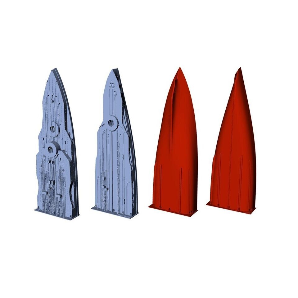 SSMODEL MRY-SFW SSC350526S-A 1/350 Military France Navy Bretagne Battleship Full Hull — detail view 5