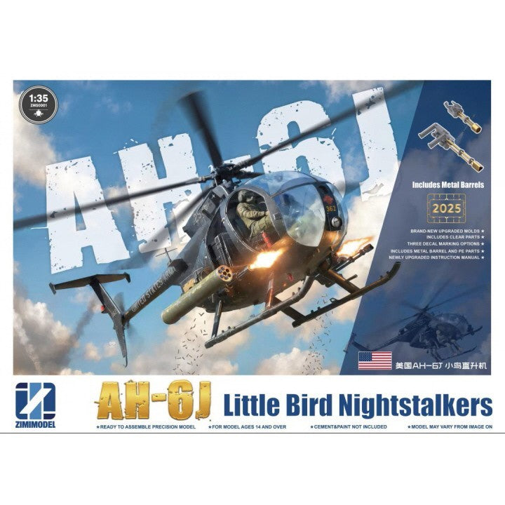 Zimi Model #ZM50001 1/35 AH-6J Little Bird Nightstalkers Main image