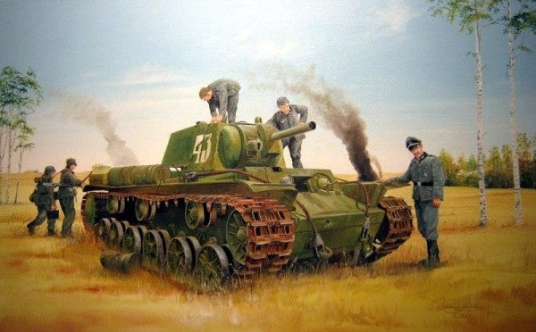 Trumpeter 01565 SOVIET KV-8 HEAVY TANK Model Kit 1/35