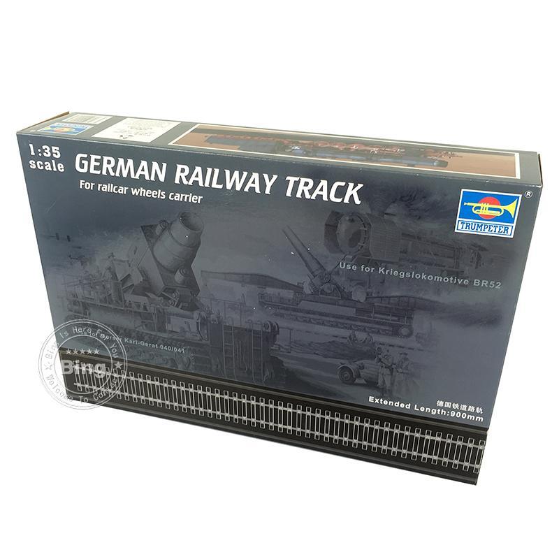 00213 Trumpeter Railway Track for Train German Static Model Kit fare 1/35 — detail view 3