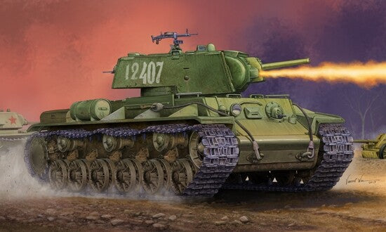 Trumpeter 01568 KV-85 WELDED TURRET 1/35 Model Kit- Main image