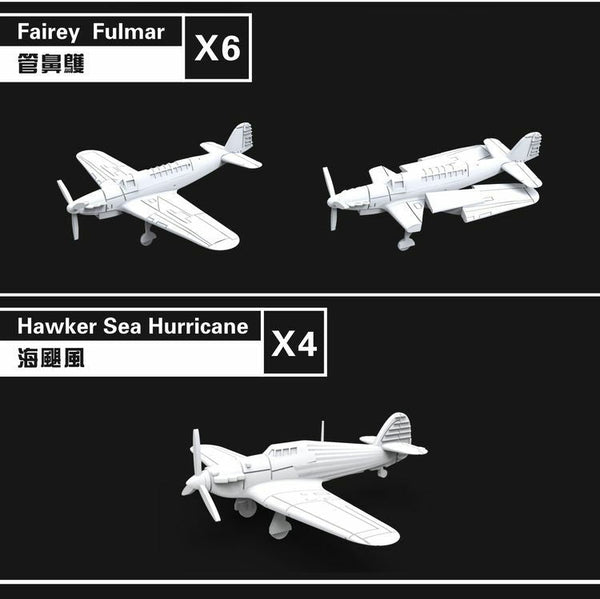Flyhawk FH1129 1/700 WWII Royal Navy Aircraft I