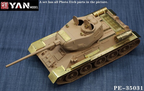 Yan Model PE-35031 1/35 Scale T-34/85 Detail Up Set for Rye Field Model
