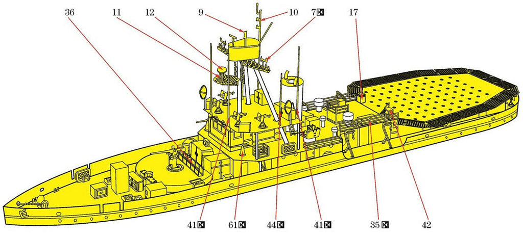 PE resin kit 1/700 Brazilian Navy Monitor U17 PARNAIBA WM03510