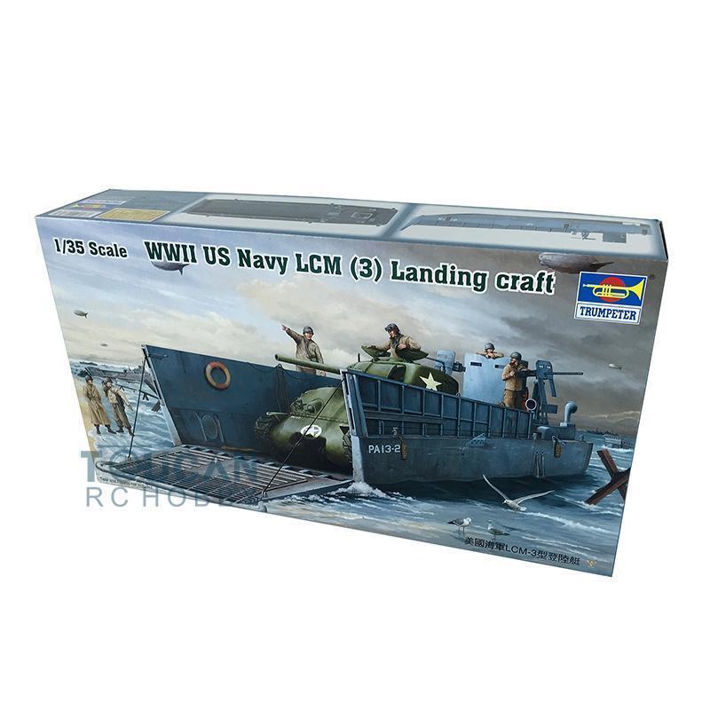 1/35 Trumpeter World War II US Landing Craft Machanize LCM(3) 00347 Static Model