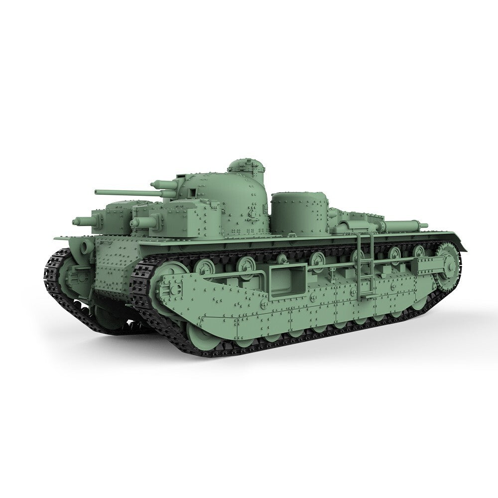 SSMODEL SS72568 1/72 25mm Military Model Kit British A1E1 Independent Heavy Tank — detail view 2