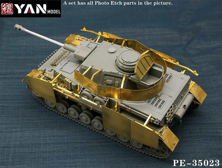 Yan Model PE35023 1/35 PZ.Kpfw.IV Ausf.H Detail Up Set for Border Model BT-005 Main image