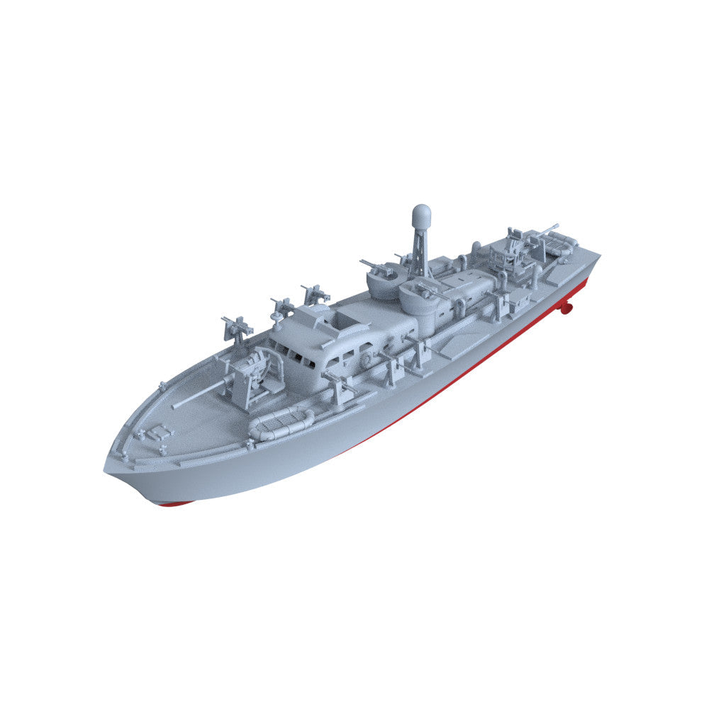 SSMODEL SSC600762S 1/600 Military Model USS Elco 77-Foot PT Boa PT-59 FULL HULL Main image