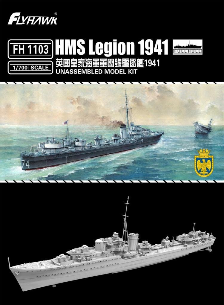 Flyhawk FH1103 1/700 HMS Legion 1941