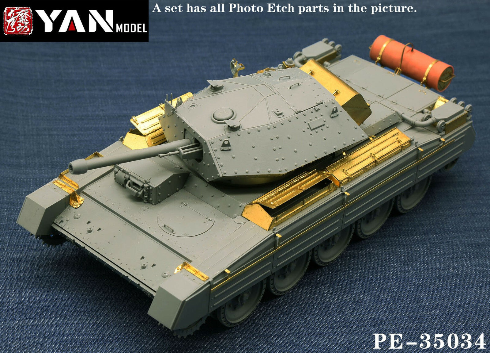 Yan Model PE35034 1/35 British Cruiser Tank Mk.VI Detail Up for Border BT-012 Main image