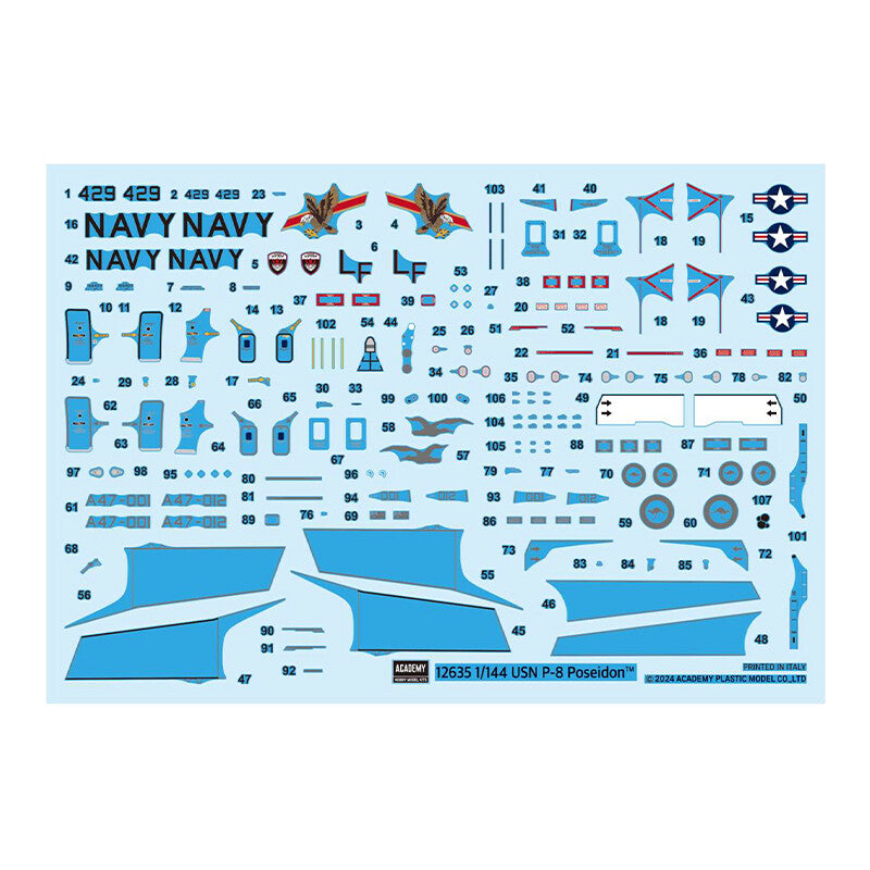 Academy 12635 1/144 USN P-8A POSEIDON Antisubmarine Patrol Aircraft Secondary image