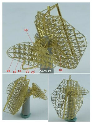 Fivestar PE 1/350 Russian Navy MR-800 (Top Pair)Three-Dimensional Radar FS350088 Secondary image