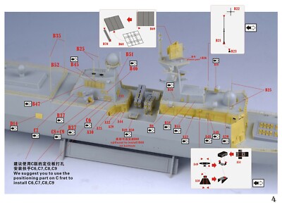 Fivestar PE 1/350 PLAN Type 054A Frigate (for Trumpeter 04543) FS352003 — detail view 6