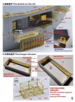 Five star FS700155 1/700 Modern US Navy Theodore Roosevelt for Trumpeter 05754 — detail view 6