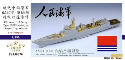 Fivestar PE 1/350 Chinese PLA Navy Type 052C Destroyer(for Trumpeter) FS350070 — detail view 3